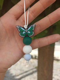 jaszipper groene vlinder