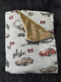 Dekentje retro cars 70cm/100cm