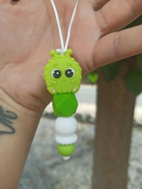 jaszipper groen monstertje