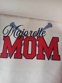 Katoenen tas met majorette mom