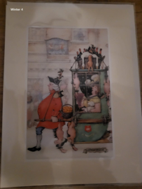 Anton Pieck Kerstkaarten - 3D Winter (5 stuks)