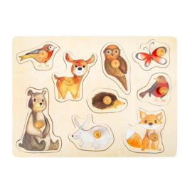 Houten noppen puzzel Small Foot