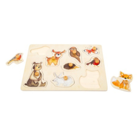 Houten noppen puzzel Small Foot