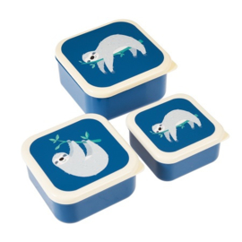 Kinder lunchbox set van 3 Rex London - Sydney the Sloth