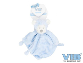 Knuffeldoekje VIB aap blauw