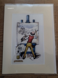 Anton Pieck Kerstkaarten - 3D Ambacht (5 stuks)