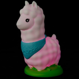 Nachtlampje met timer DHINK - Lama blauw