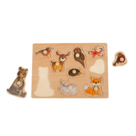 Houten noppen puzzel Small Foot