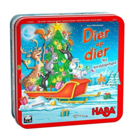 Haba kerst stapelspel - Dier op Dier