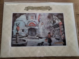 Anton Pieck Kerstkaarten - 3D Gelukkig Nieuwjaar (4 stuks)