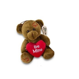 Paws knuffel bruine beer met hartje "Be Mine"