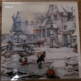 Anton Pieck Kerstkaarten - 3D Winter (5 stuks)