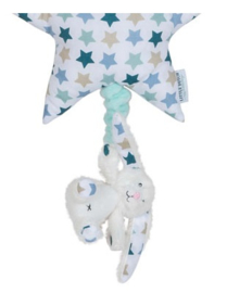 Muziekknuffel ster Little Dutch Mixed Stars mint