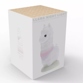 Nachtlampje met timer DHINK - Lama roze