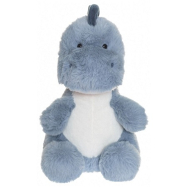 Knuffel dino Teddykompaniet Rex (25cm) blauw