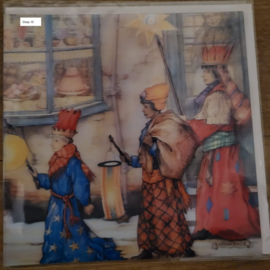Anton Pieck Kerstkaarten - 3D Dorp (5 stuks)