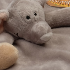 Knuffeldoekje Teddykompaniet Diinglisar Wild olifant