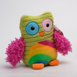 Knuffel Uil regenboog