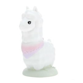 Nachtlampje met timer DHINK - Lama roze