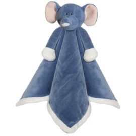 Knuffeldoekje Teddykompaniet Diinglisar denim blauwe olifant