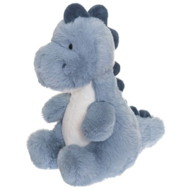 Knuffel dino Teddykompaniet Rex (25cm) blauw