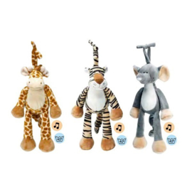 Muziekknuffel Teddykompaniet Diinglisar Wild giraffe