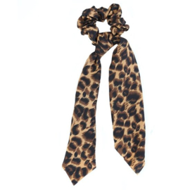 Scrunchie sjaal luipaard, LOVE IBIZA