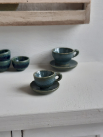 expresso cup and saucer midnigtblue