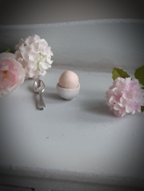 egg in eggholder porcelainwhite