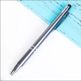 Pen in diverse kleuren van metaal 10st.