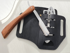 Lederen schede met tools Combideal 'SMOOTHY'