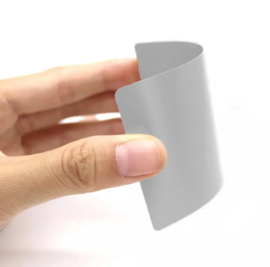 Visite kaartjes super dun Aluminium 50 stuks