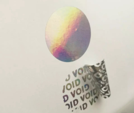 Garantie Stickers Met Eigen Logo 250 stuks