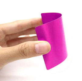 Visite kaartjes super dun Aluminium 50 stuks