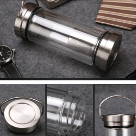 TeaTwister Classic Thermosfles en drinkbeker in 1.  400ml /300ml