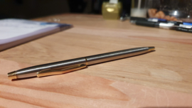 Pen RVS met golden highlights 10st.