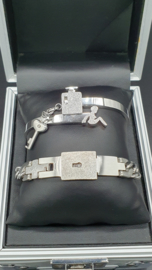 Armband set rechthoek en QueenKey K&Q