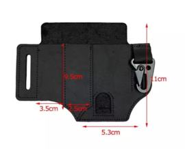 Lederen schede met multitools Combideal 'COOLIO'