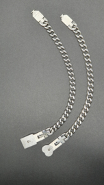 Armband set hart en plaque K&Q