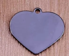 Hartjes hangertje RVS