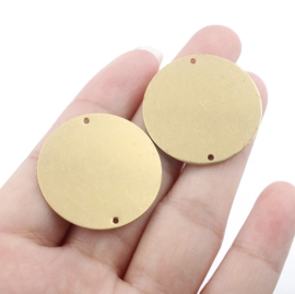 Messing logo plaatjes per 10 stuks