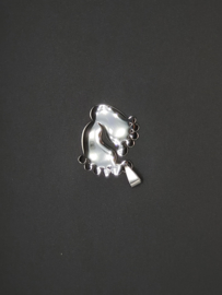 Geboorte ketting met voetjes zware uitvoering