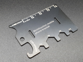 Pocket Multitool +phonestandaard + Laser gravering