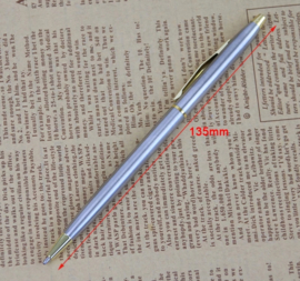Pen RVS met golden highlights 10st.