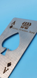 Flesopener Ace of Spades opener Silver