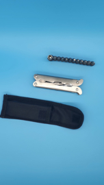 Lederen schede met multitools Combideal 'DIEHARD'