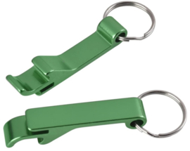 Flesopener graveerbare sleutelhangers 25st.