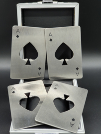 Flesopener Ace of Spades opener Silver