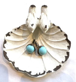Oorhangers, licht blauw, Dimitriadis