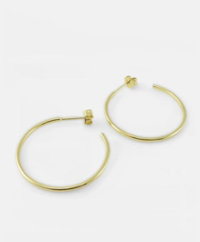 Studio MHL oorbellen Large Hoop, Goud